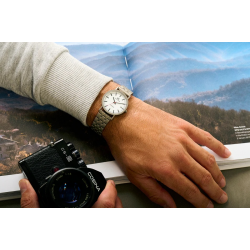 DANISH DESIGN IQ92Q199 HERENHORLOGE TITANIUM RHINE