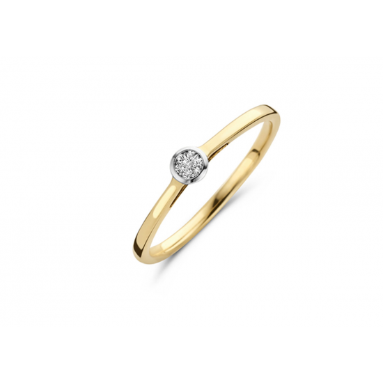 BLUSH 1653BDI GEELGOUDEN RING DIAMANT