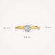 BLUSH 1648BDI BICOLOR GOUDEN RING MET DIAMANT