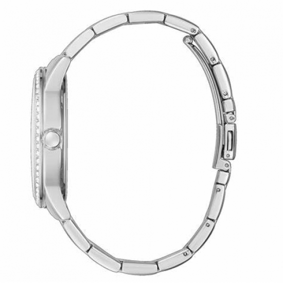 GUESS GW0292L1 DAMESHORLOGE STAAL MET ZIRKONIA G CHECK