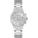 GUESS GW0320L1 DAMESHORLOGE STAAL MET ZIRKONIA MOONLIGHT