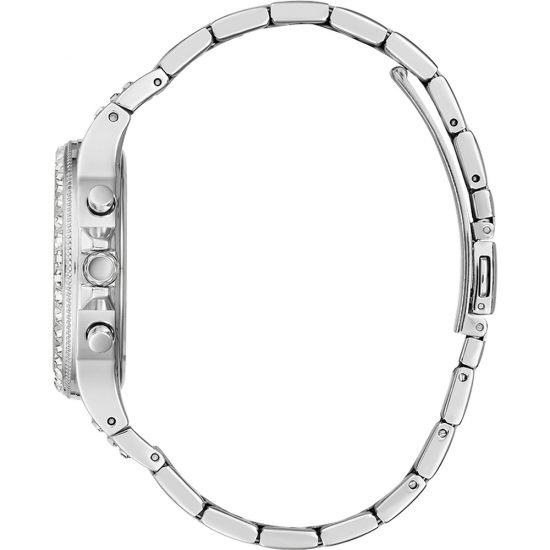 GUESS GW0320L1 DAMESHORLOGE STAAL MET ZIRKONIA MOONLIGHT