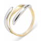 MONZARIO 873-R BIC 14K BICOLOR GOUDEN RING