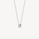 BLUSH 3113WDI WITGOUDEN COLLIER MET DIAMANT