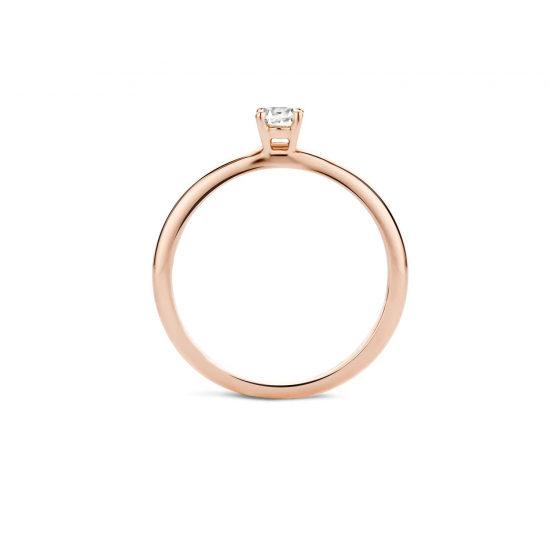 BLUSH 1132RZI ROSÉ"GOUDEN RING MET ZIRKONIA