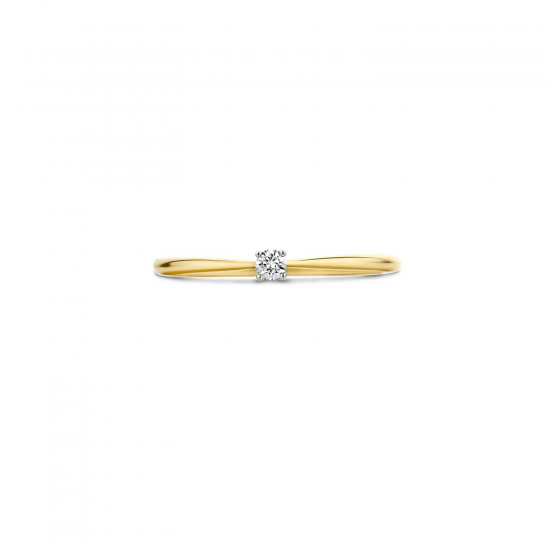 BLUSH 1621BDI BICOLOR GOUDEN RING DIAMANT 0.06CT