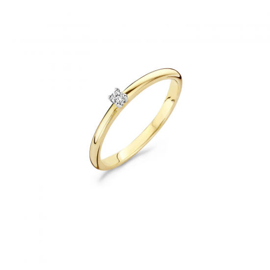 BLUSH 1600BDI BICOLOR GOUDEN RING MET DIAMANT