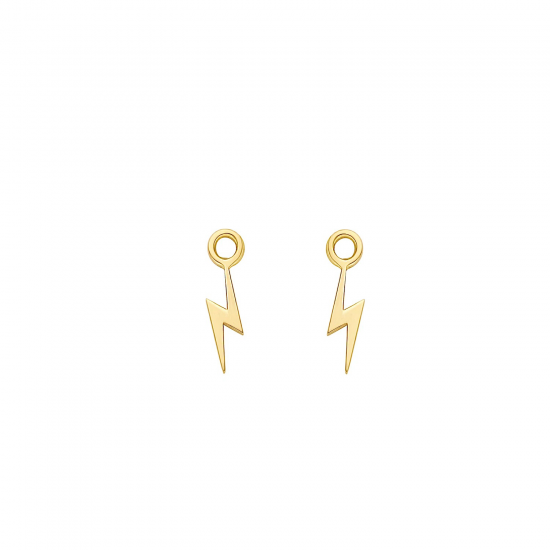 BLUSH 9060YGO GOUDEN OORRING AANHANGERS BLIKSEMSCHICHT