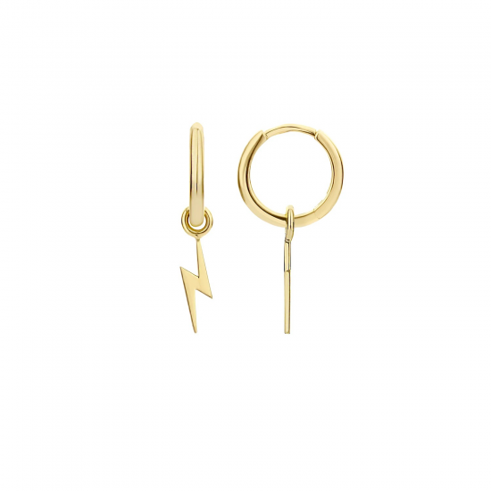 BLUSH 9060YGO GOUDEN OORRING AANHANGERS BLIKSEMSCHICHT