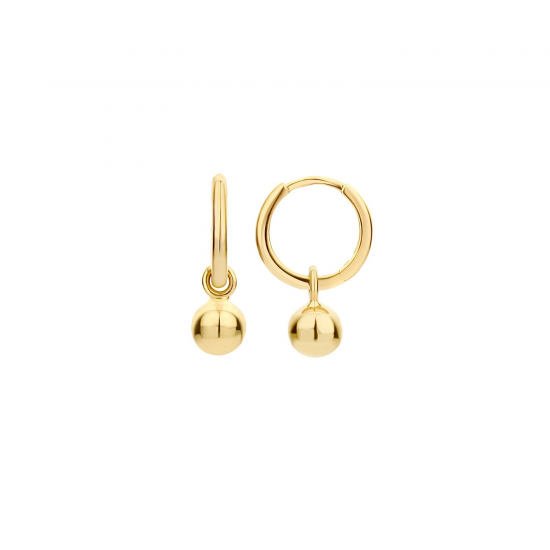 BLUSH 9062YGO GOUDEN OORRING AANHANGERS BALLETJE