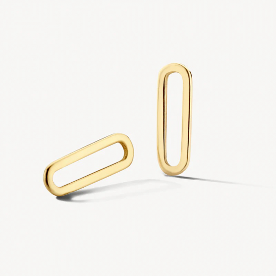 BLUSH 9063YGO GOUDEN OORRING AANHANGERS PAPERCLIP