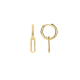 BLUSH 9063YGO GOUDEN OORRING AANHANGERS PAPERCLIP