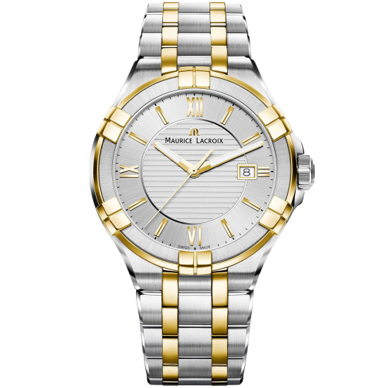 MAURICE LACROIX AI1008-PVY13-133-1 HERENHORLOGE BICOLOR AIKON DATE 42MM