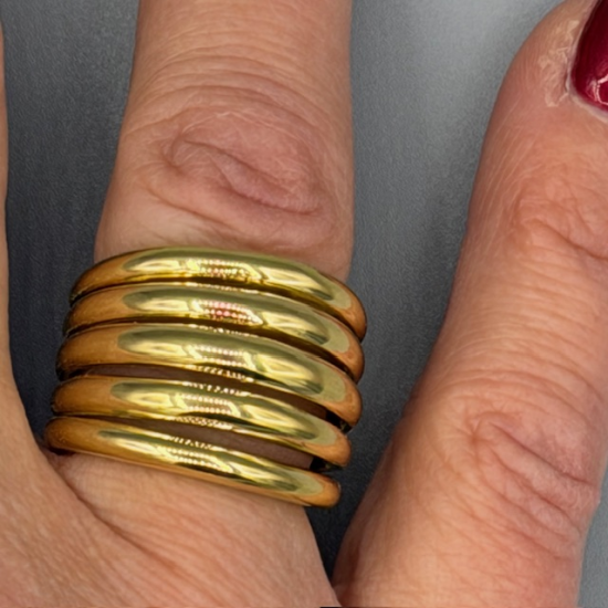 MONZARIO R1320 GEEL 18K GEELGOUDEN RING