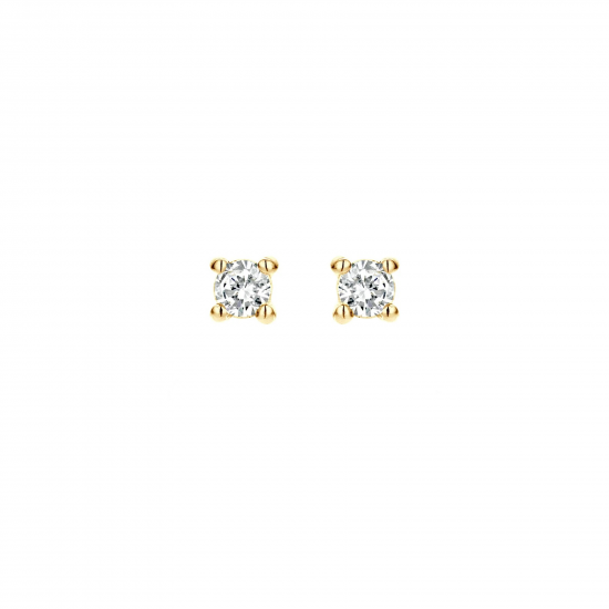 BLUSH 7600YDI GOUDEN OORSTEKERS MET DIAMANT