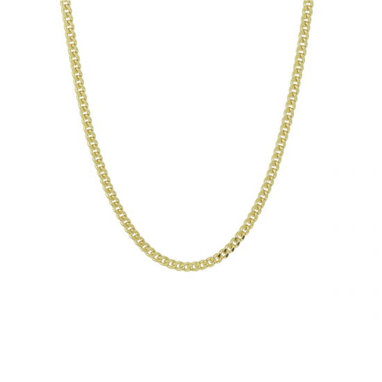 FJORY 40-G02,245 14 KARAAT GOUDEN COLLIER MET ZILVEREN KERN GOURMETSCHAKEL FJORY 40-G02,245 14 KARAAT GOUDEN COLLIER MET ZILVEREN KERN GOURMETSCHAKEL