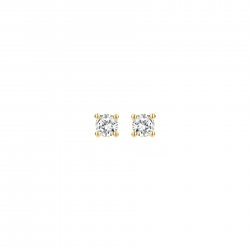 BLUSH 7602YDI GOUDEN OORKNOPPEN MET DIAMANT