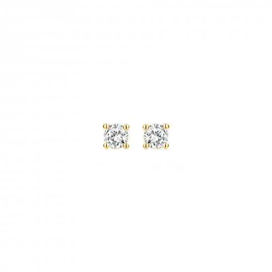 BLUSH 7602YDI GOUDEN OORKNOPPEN MET DIAMANT