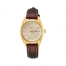 SEIKO SUR456P1 DAMESHORLOGE VERGULD STAAL