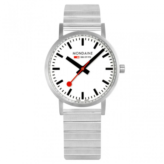 MONDAINE M660.30314.16SJB HORLOGE STAAL CLASSIC 36 MM