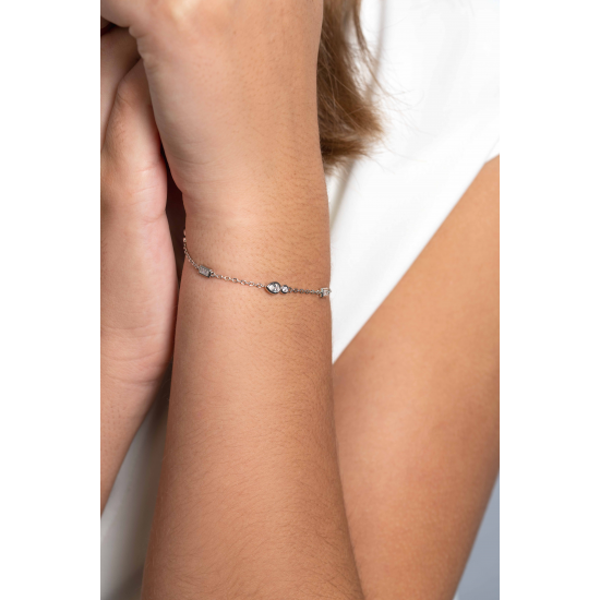ZINZI ZIA2267 ZILVEREN ARMBAND MET ZIRKONIA ZINZI ZIA2267 ZILVEREN ARMBAND MET ZIRKONIA