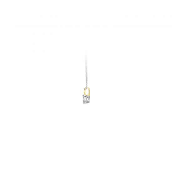 BLUSH 6604BDI GOUDEN HANGER BICOLOR MET DIAMANT 0.11CT.