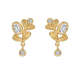RABINOVICH 77605342 GOUD OP ZILVER OORKNOPPEN MET WITTE TOPAAS GLOWING LEAVES RABINOVICH 77605342 GOUD OP ZILVER OORKNOPPEN MET WITTE TOPAAS GLOWING LEAVES