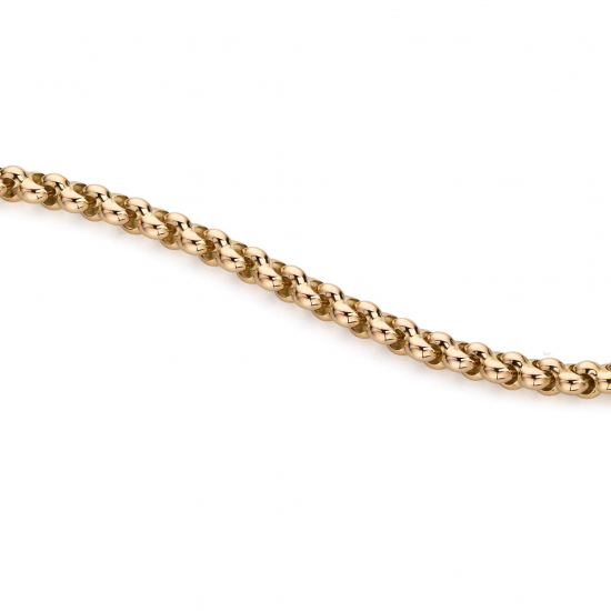 MONZARIO 1183-A ROSÉ 14K. ROSÉGOUDEN ARMBAND JASSERON SCHAKEL MONZARIO 1183-A ROSÉ 14K. ROSÉGOUDEN ARMBAND JASSERON SCHAKEL