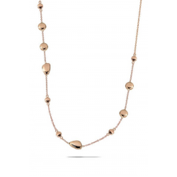 MONZARIO 1090-C ROSÉ 14K. ROSƒ"GOUDEN COLLIER FANTASIE SCHAKEL