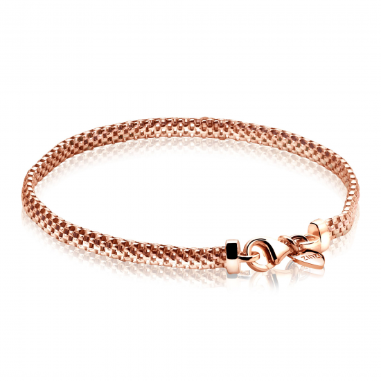 ZINZI ZIA878R ZILVER ROSÉ VERGULD ARMBAND FANTASIE