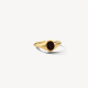 BLUSH 1219YON GEELGOUDEN ZEGELRING MET ONYX BLUSH 1219YON GEELGOUDEN ZEGELRING MET ONYX