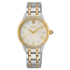 SEIKO SRZ544P1 DAMESHORLOGE STAAL BICOLOR MET DIAMANT SEIKO SRZ544P1 DAMESHORLOGE STAAL BICOLOR MET DIAMANT