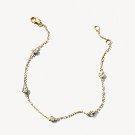 BLUSH 2187YZI GOUDEN ARMBAND MET ZIRKONIA