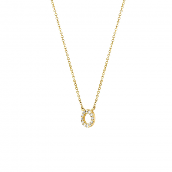 BLUSH 3125YZI GOUDEN COLLIER MET HANGER ZIRKONIA