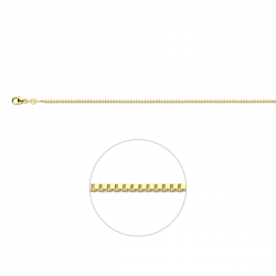 HUISCOLLECTIE 4003912 14 KARAAT GEELGOUDEN COLLIER VENETIAANS 50 CM.