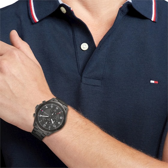 TOMMY HILFIGER TH1792008 HERENHORLOGE STAAL AXEL TOMMY HILFIGER TH1792008 HERENHORLOGE STAAL AXEL