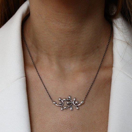 RABINOVICH 75702000 ZILVEREN COLLIER GEOXYDEERD DANCING DROPS RABINOVICH 75702000 ZILVEREN COLLIER GEOXYDEERD DANCING DROPS
