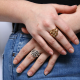 RABINOVICH 75703000 ZILVEREN RING GEOXYDEERD DANCING DROPS RABINOVICH 75703000 ZILVEREN RING GEOXYDEERD DANCING DROPS