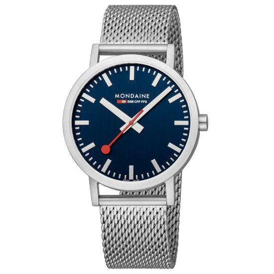 MONDAINE M660.30360.40SJB HORLOGE STAAL 40 MM CLASSIC