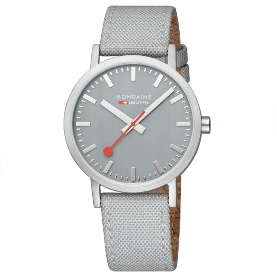 MONDAINE M660.30360.80SBH HORLOGE STAAL CLASSIC 40 MM