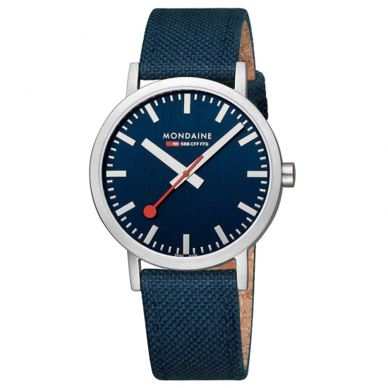 MONDAINE M660.30360.40SBD HORLOGE STAAL CLASSIC 40 MM