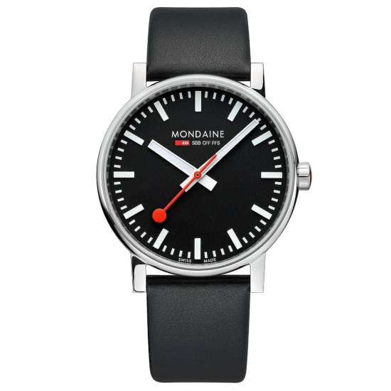 MONDAINE MSE.43120.LB HORLOGE 43 MM STAAL SAFFIERGLAS  EVO2