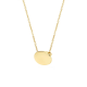 BLUSH 3134YGO GEELGOUDEN COLLIER MET PLAAT HANGER