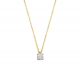 BLUSH 3611YDI GEELGOUDEN COLLIER MET HANGER DIAMANT