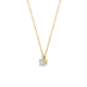 BLUSH 3611YDI GEELGOUDEN COLLIER MET HANGER DIAMANT