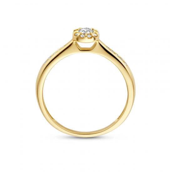 BLUSH 1633YDI GEELGOUDEN RING MET DIAMANT