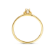 BLUSH 1227YWT GEELGOUDEN RING WITTE TOPAAS