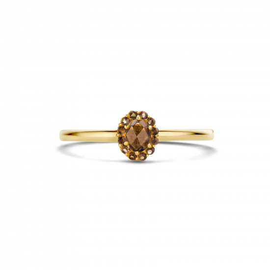 BLUSH 1226YSQ GEELGOUDEN RING ROOKKWARTS