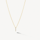 BLUSH 3133YZI GEELGOUDEN COLLIER MET HANGER ZIRKONIA