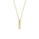 BLUSH 3133YZI GEELGOUDEN COLLIER MET HANGER ZIRKONIA